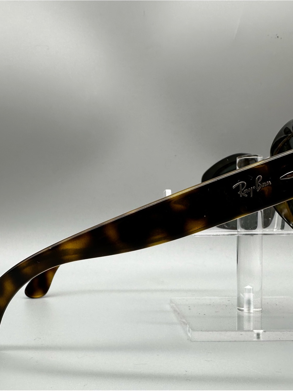 Ray-Ban Jackie Ohh Sunglasses RB 4101 710 Tortoise Shell Green Lens Italy - Picture 3 of 7